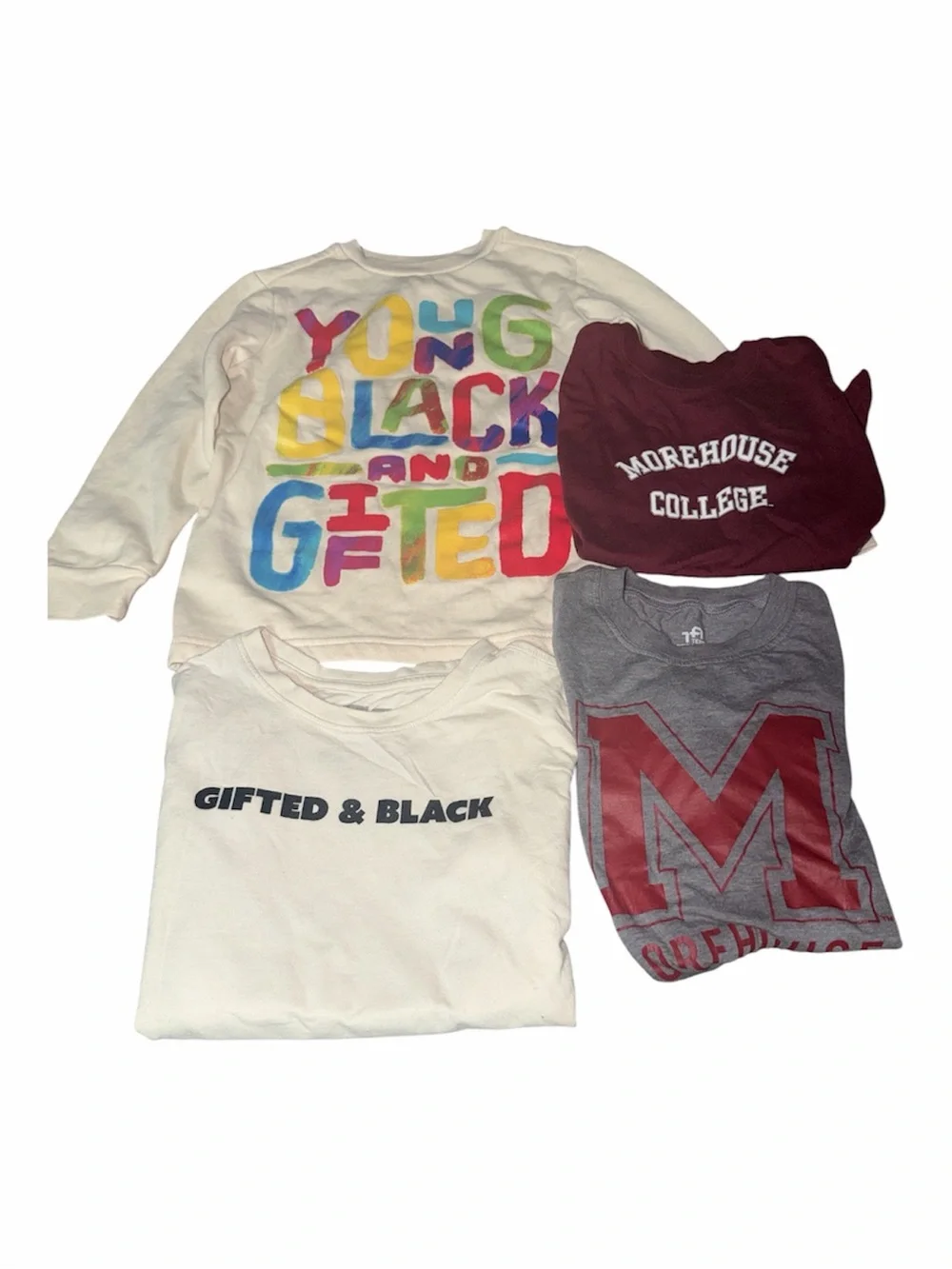 Kids Graphic Tee Bundle 4pc Morehouse College and Black History Month